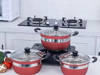 DUO COOKWARE WITH LID 12PCS